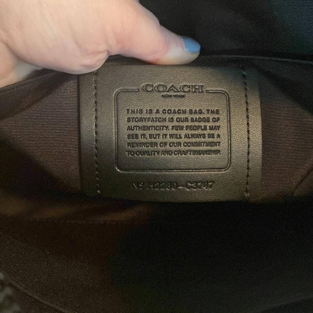 Coach Track Crossbody In Signature Canvas - Picture 9 of 9